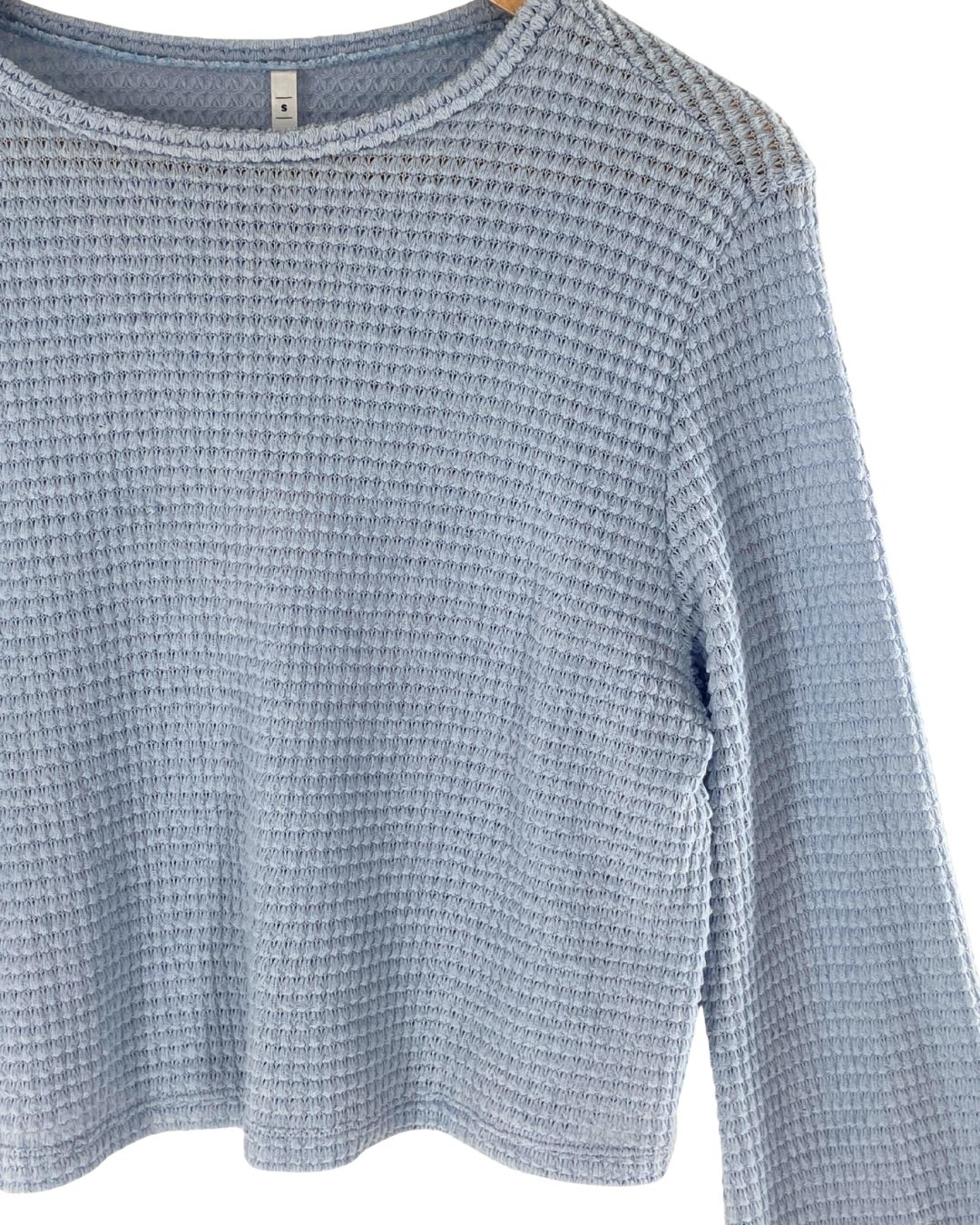 Saco con textura manga campana