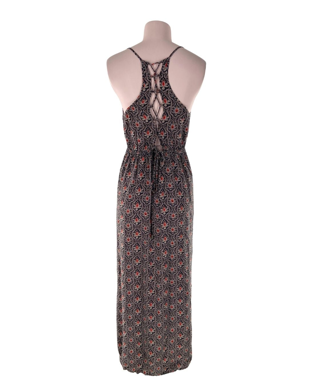 Maxi vestido lace up