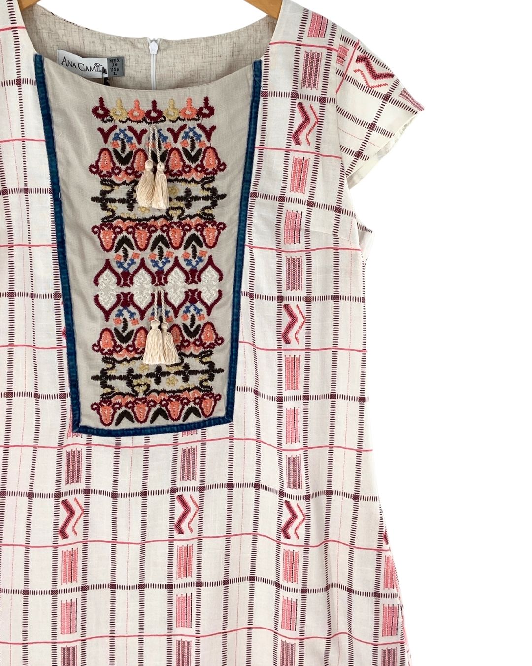 Vestido manga puente con print