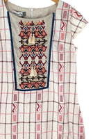 Vestido manga puente con print