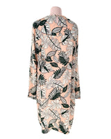 Vestido abotonado con textura