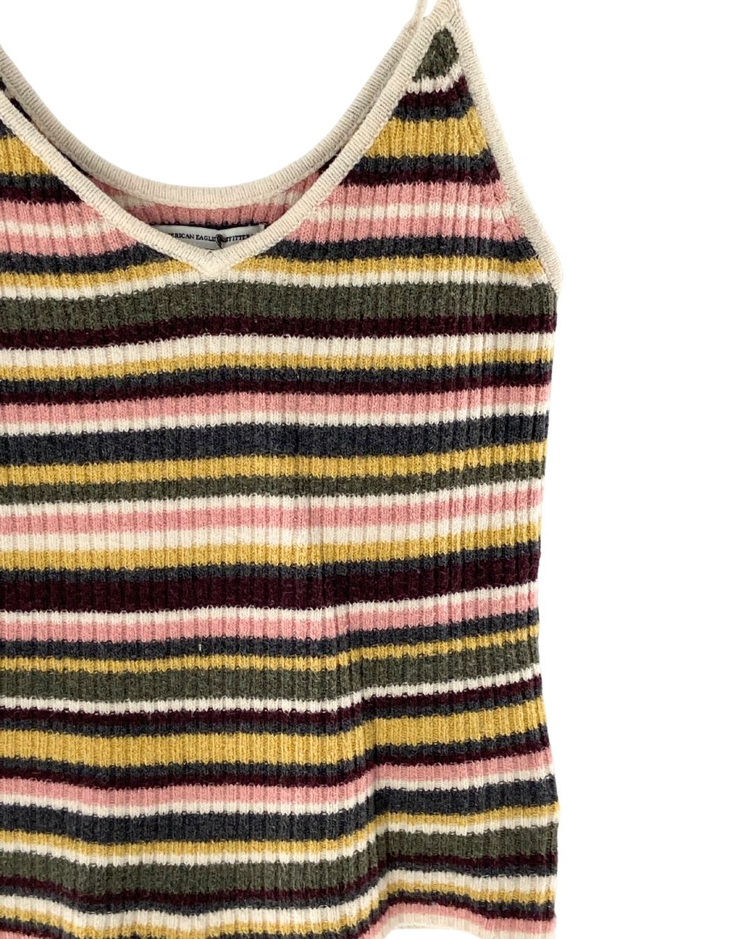 Blusa de tiras a franjas