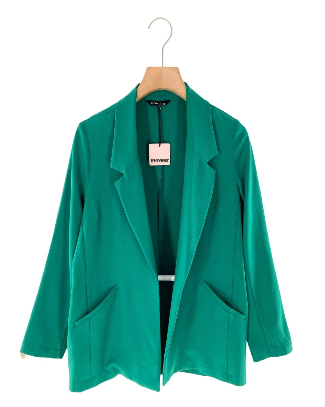 Blazer delgado clasico abierto