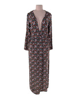 Maxi vestido manga larga