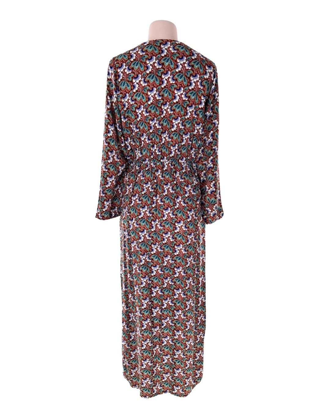 Maxi vestido manga larga