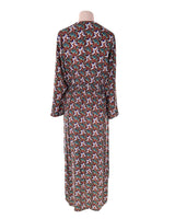 Maxi vestido manga larga