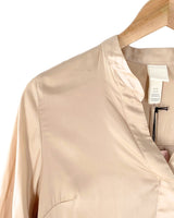 Blusa satinada manga larga