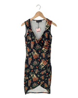 Vestido sleeveless cruzado