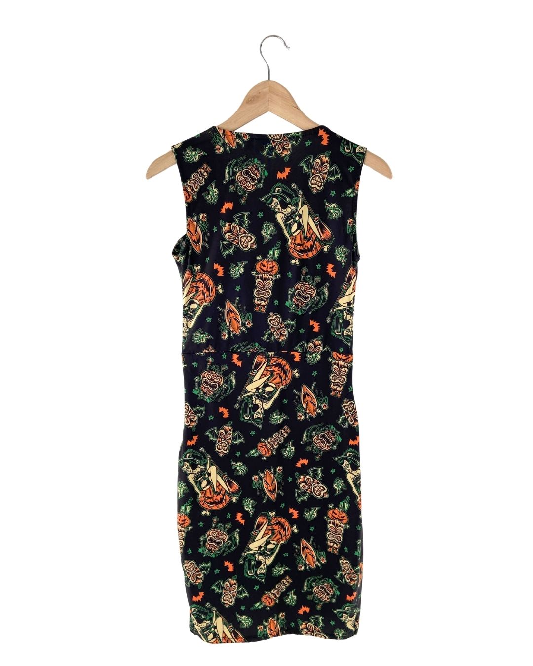 Vestido sleeveless cruzado