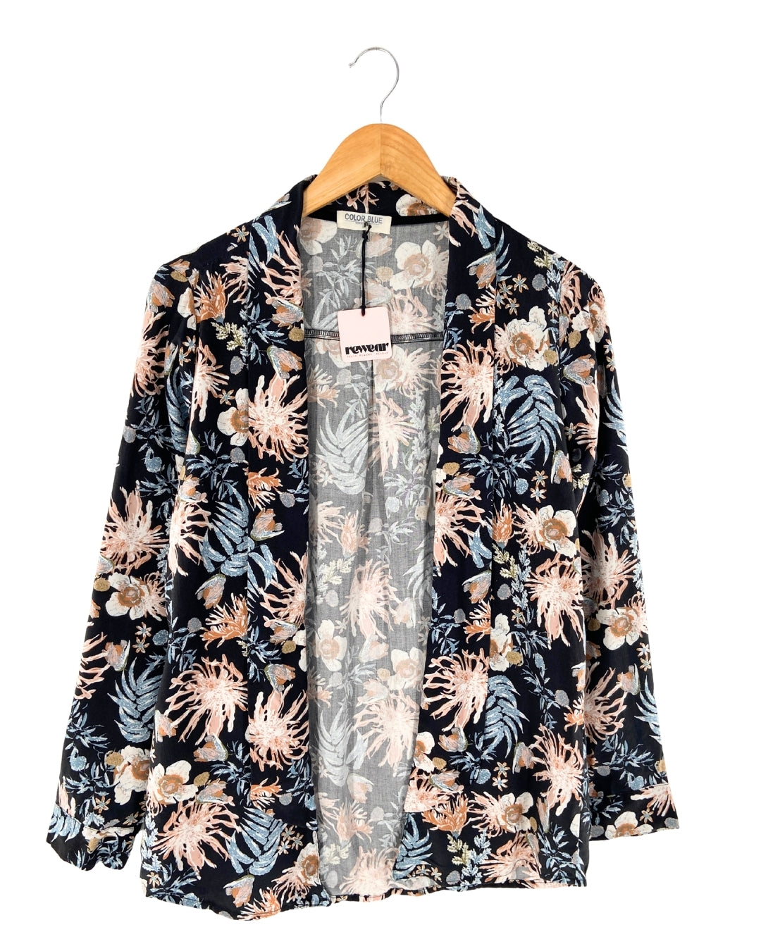 Blazer delgado print flores