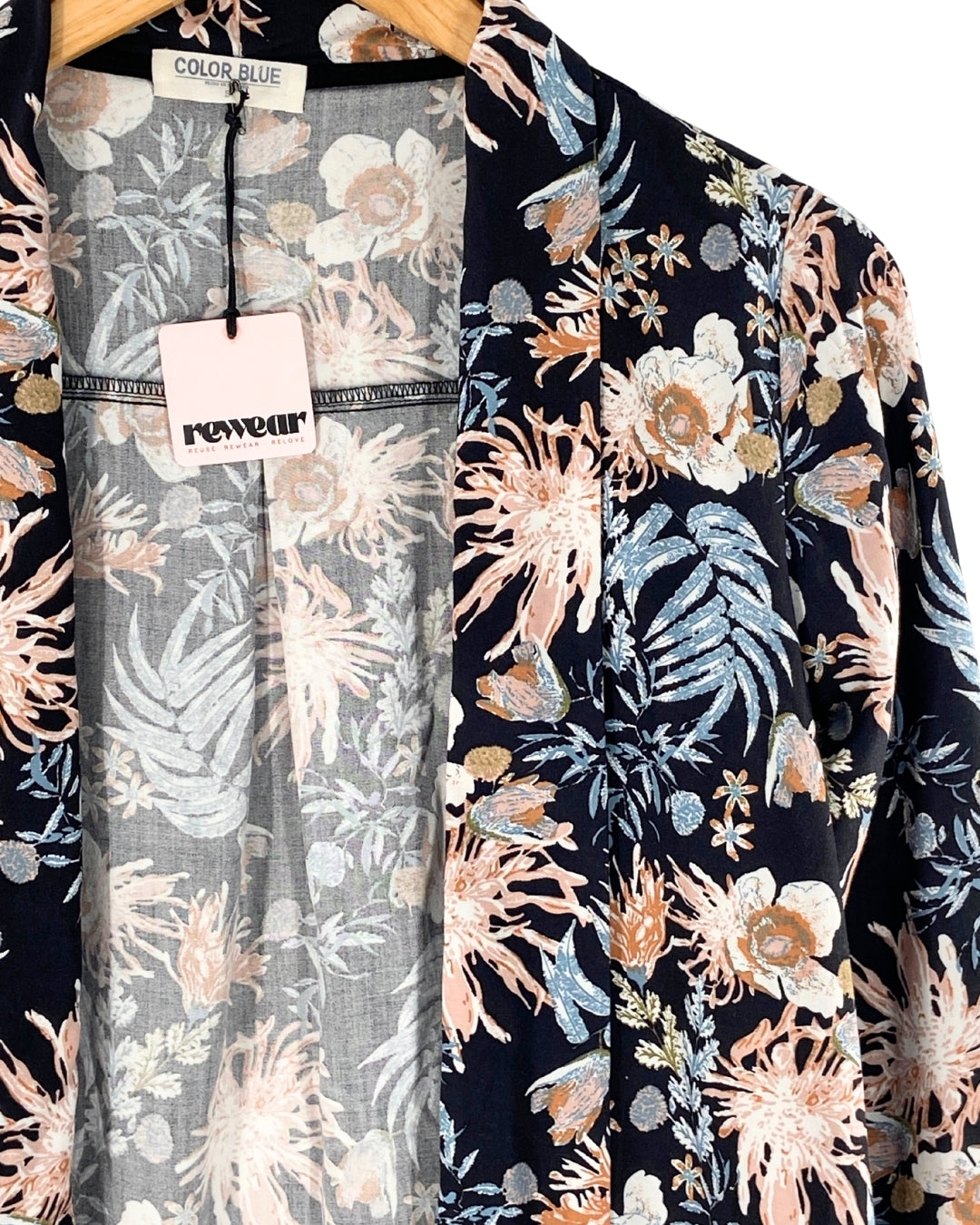 Blazer delgado print flores