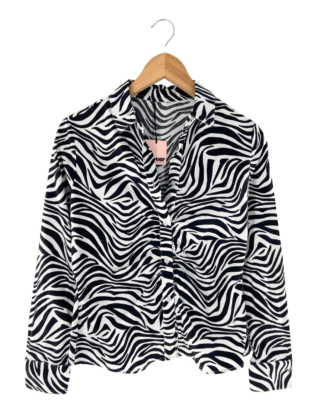 Camisa manga larga print zebra