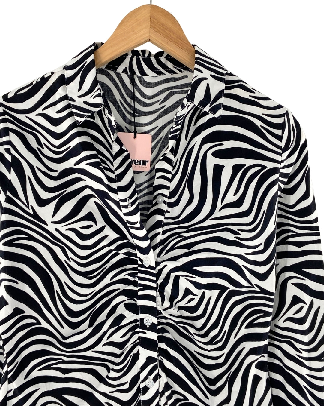 Camisa manga larga print zebra