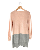 Cardigan abierto color block