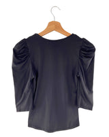 Blusa licrada manga princesa