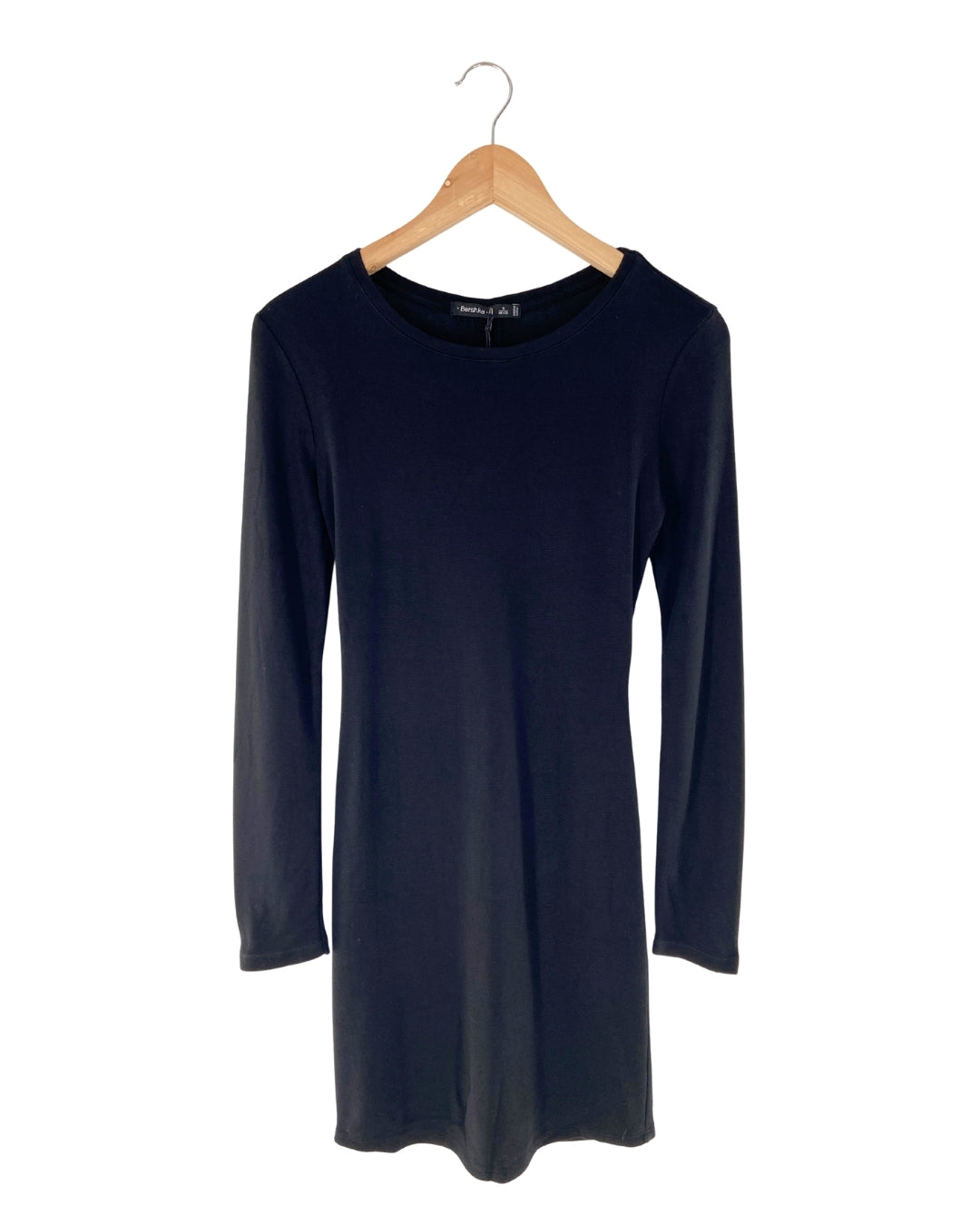 Vestido mini manga larga