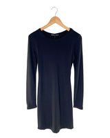 Vestido mini manga larga