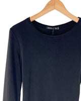 Vestido mini manga larga