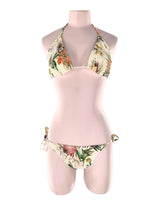Bikini print flores encauchado