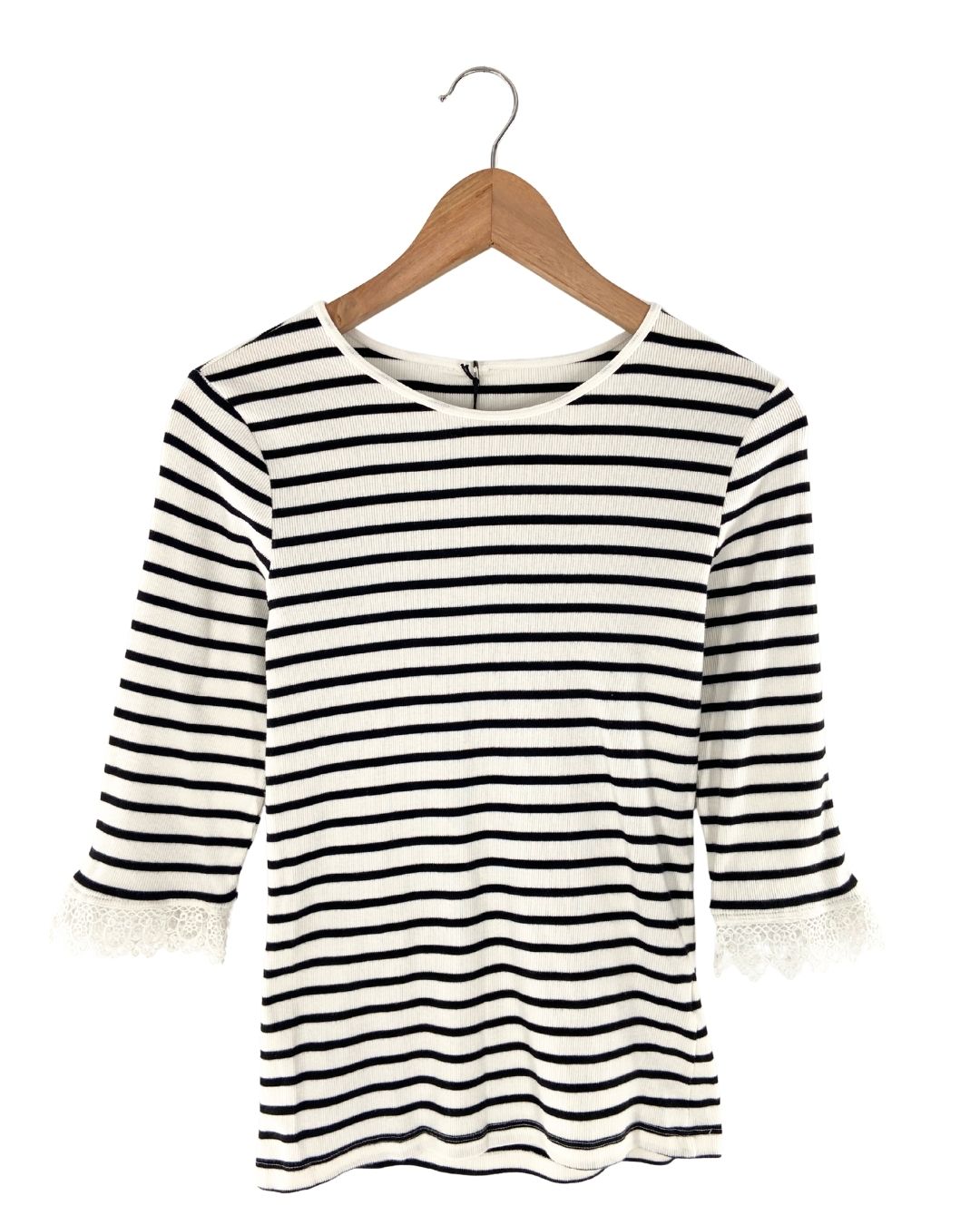 Saco manga 3/4 a franjas