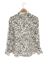 Camisa satinada print spots