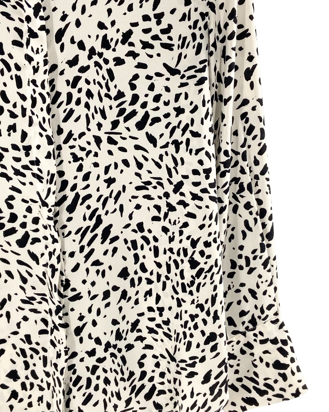 Camisa satinada print spots