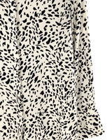 Camisa satinada print spots