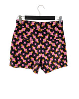 Short mini print geometrico