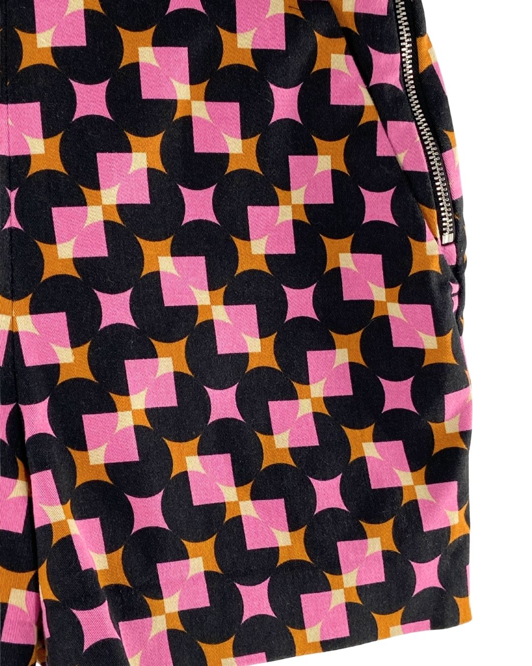 Short mini print geometrico