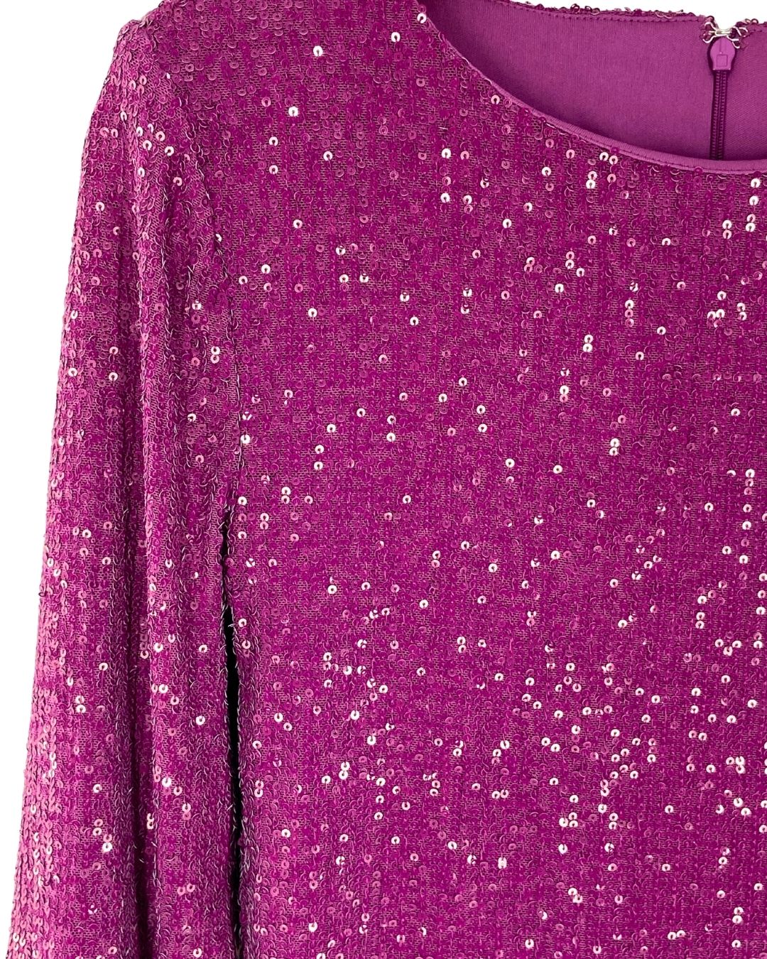 Vestido mini manga larga