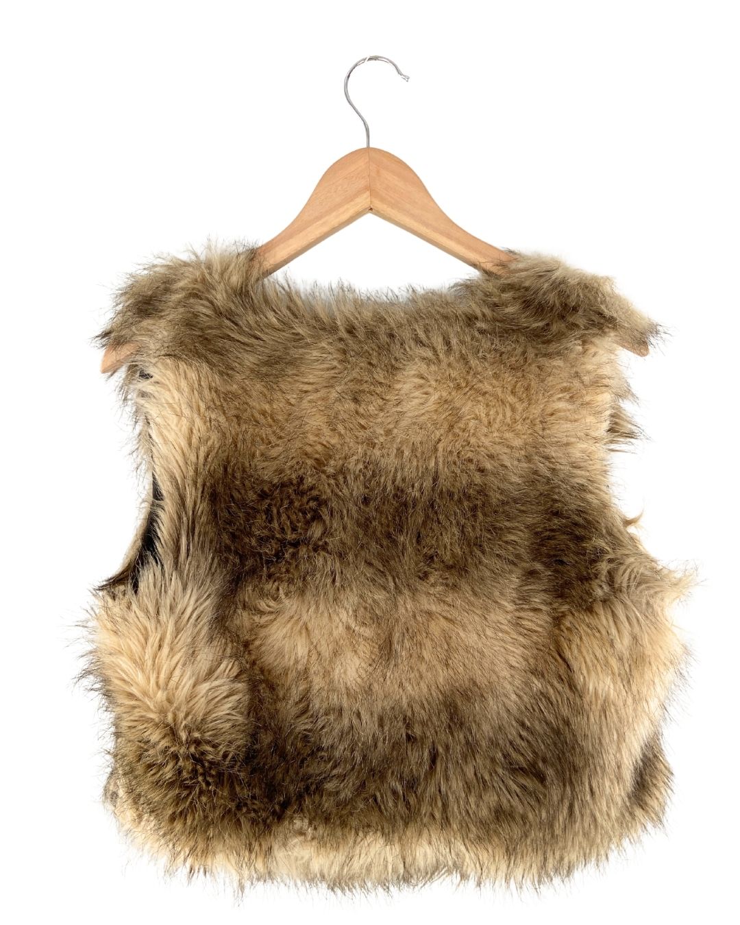 Chaleco afelpado abierto