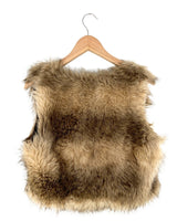 Chaleco afelpado abierto