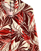 Camisa manga 3/4 print hojas