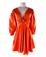 Vestido estructurado anudado