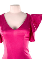 Vestido sirena satinado