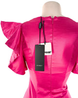 Vestido sirena satinado