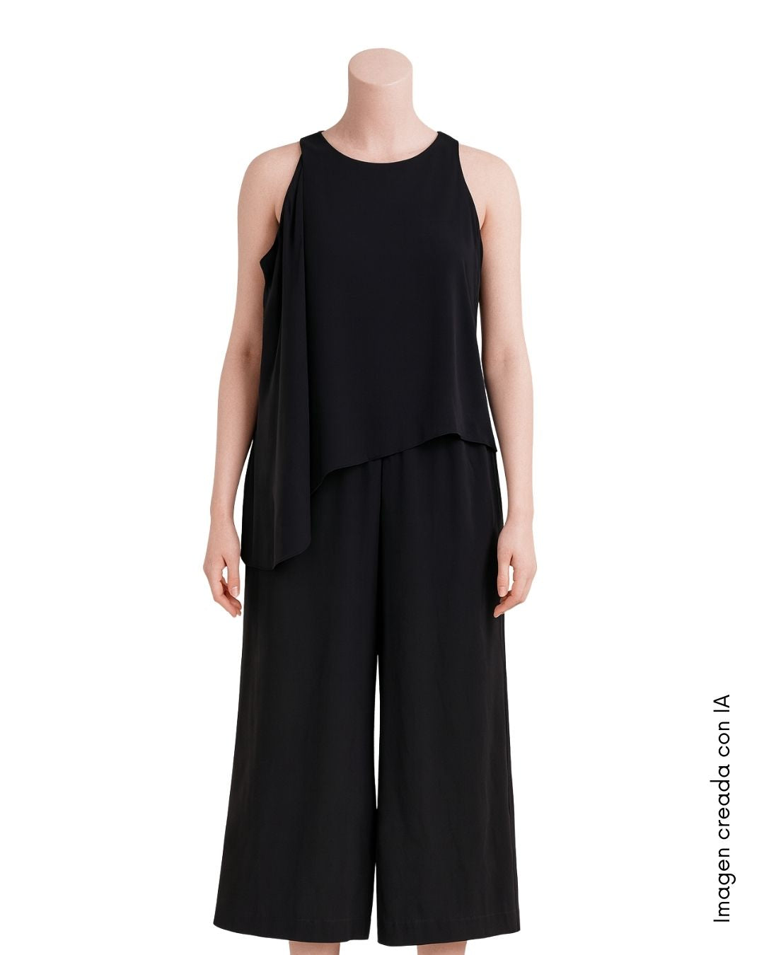 Enterizo sleeveless con capa