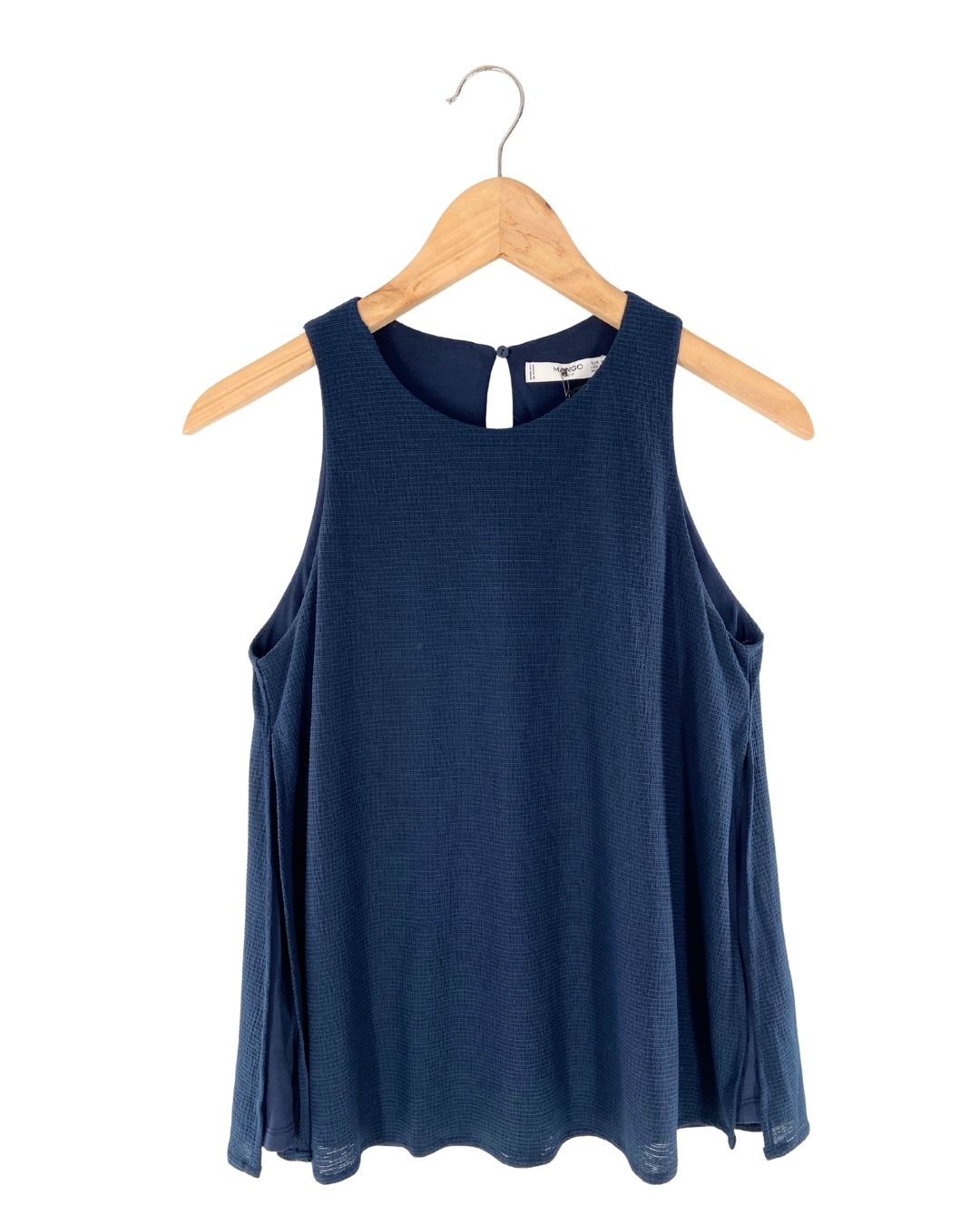 Blusa sleeveless amplia