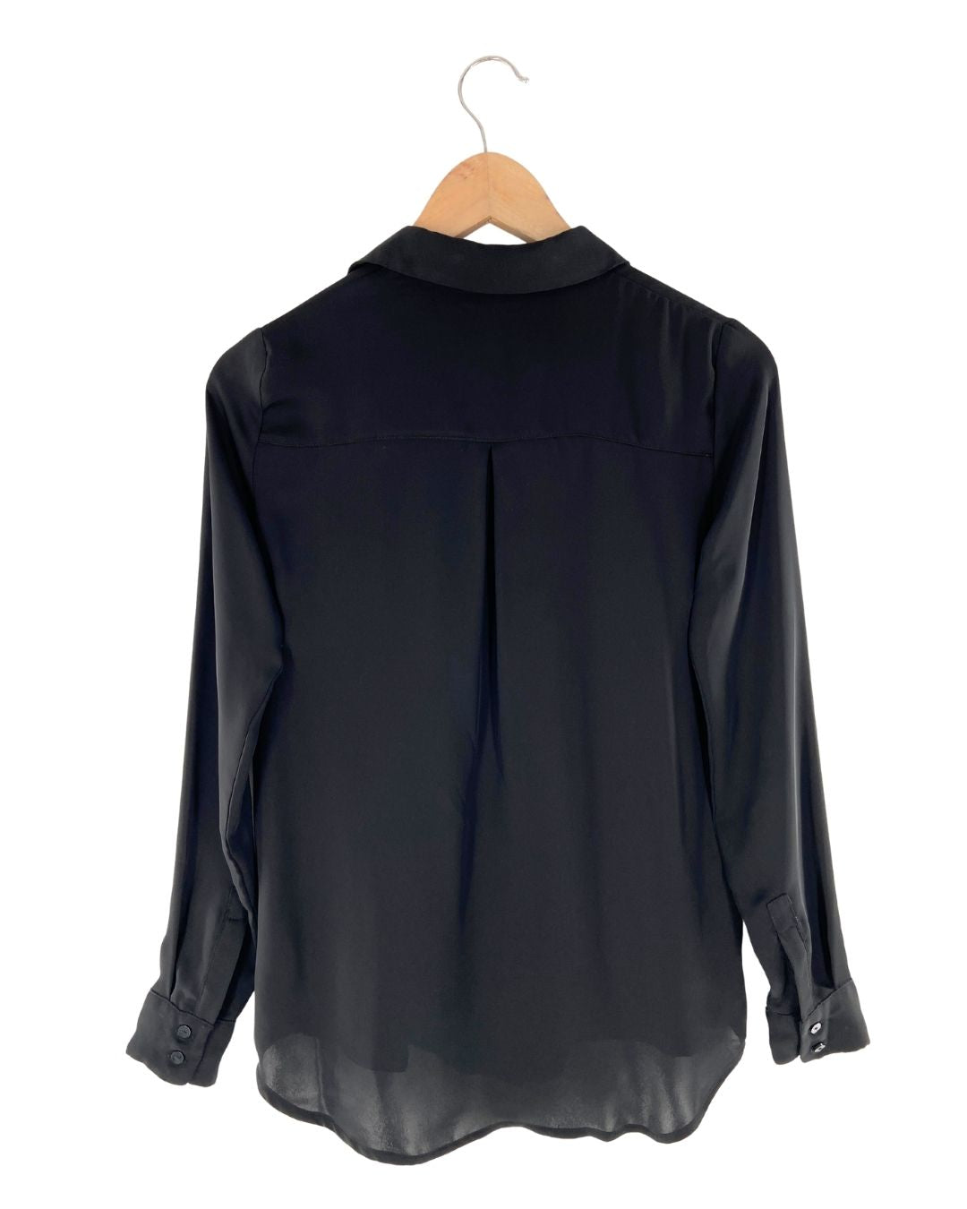 Camisa manga larga satinada