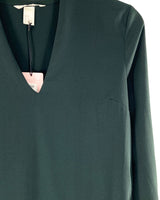 Blusa manga larga traslucida