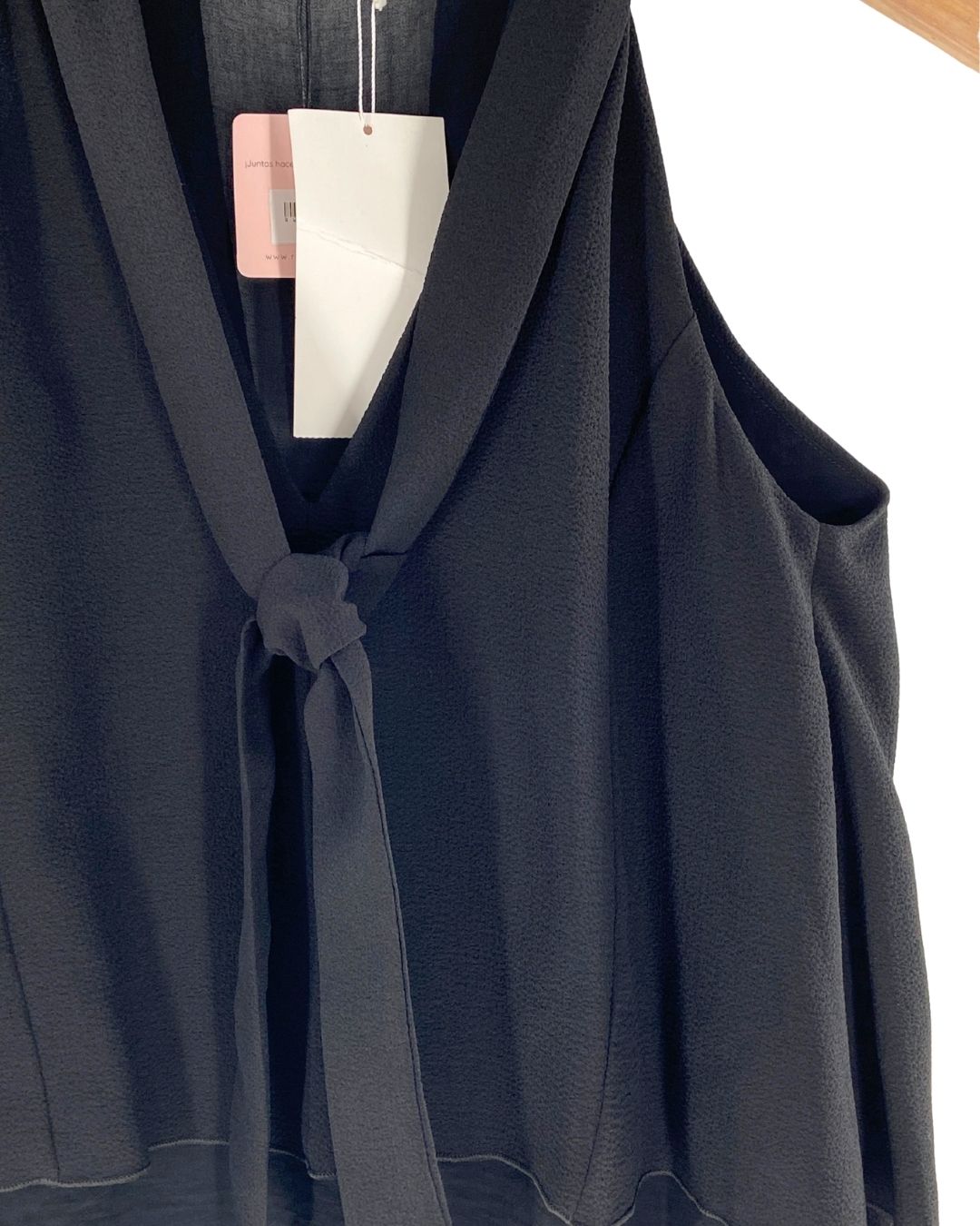 Blusa amplia traslucida