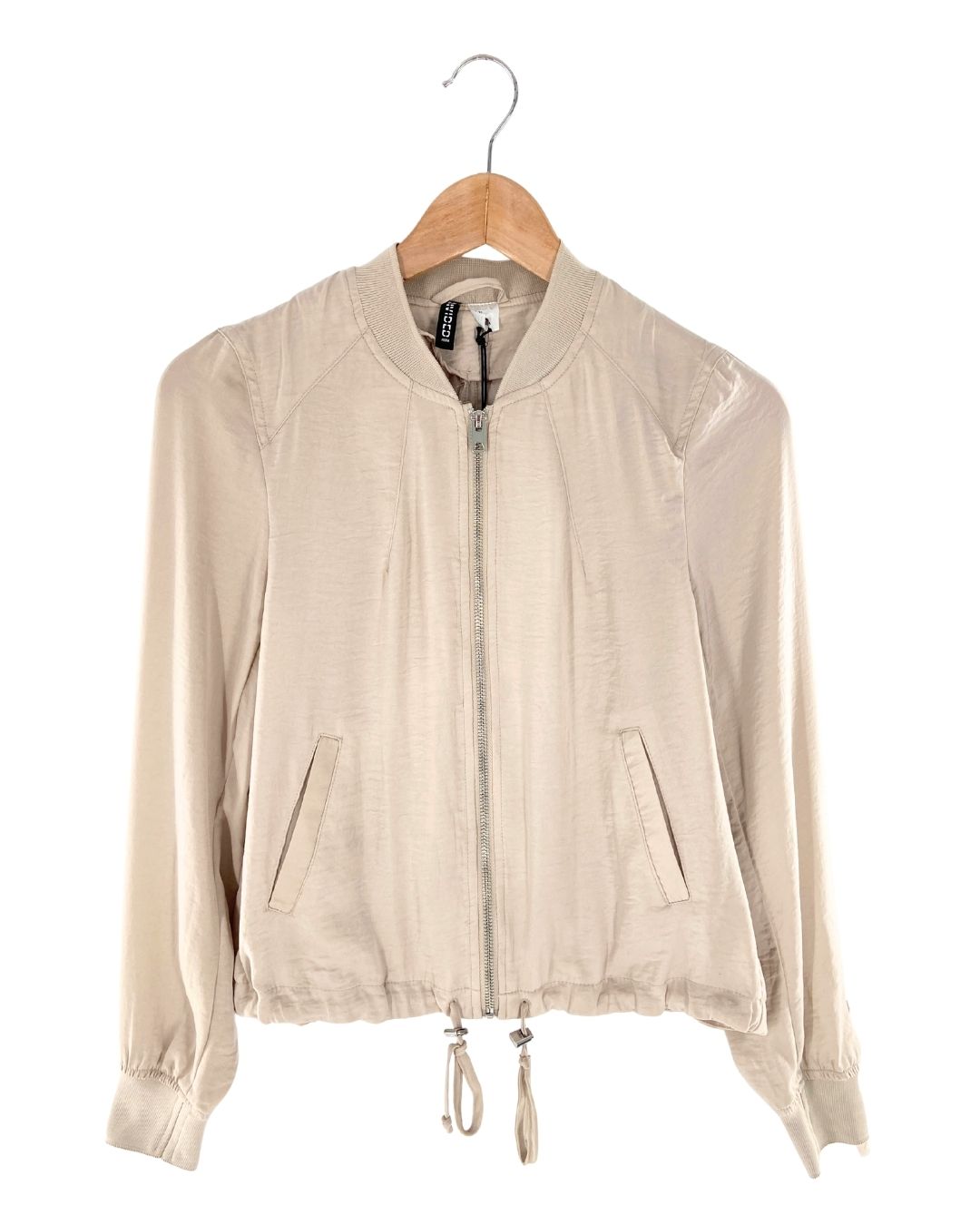 Chaqueta bomber satinada