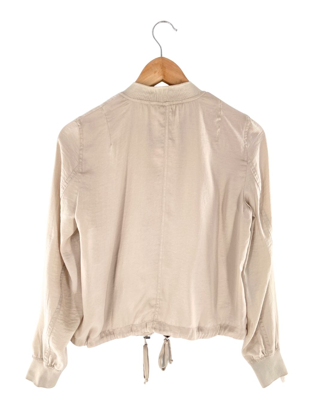 Chaqueta bomber satinada