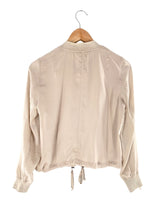 Chaqueta bomber satinada