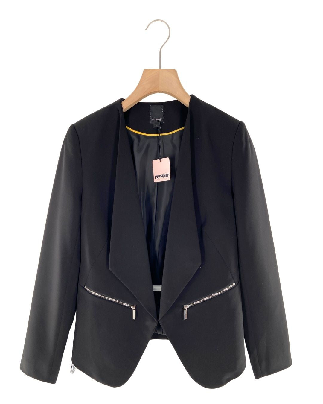 Blazer crop en punta