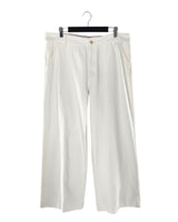 Jean rigido wide leg tiro alto