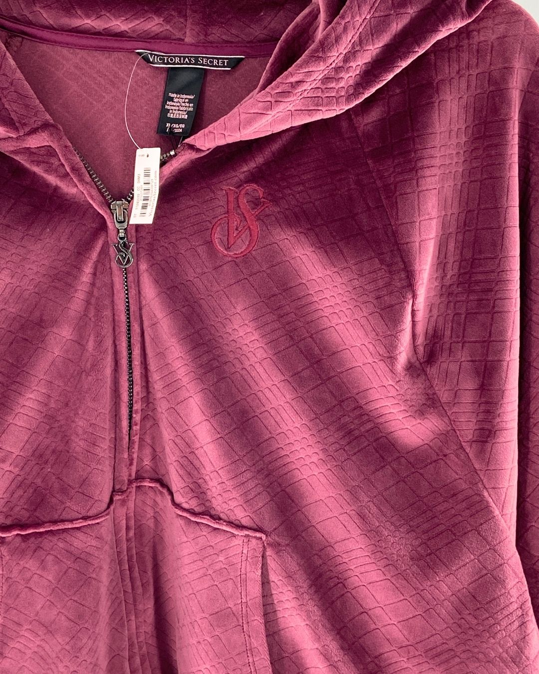 Saco manga larga en velvet