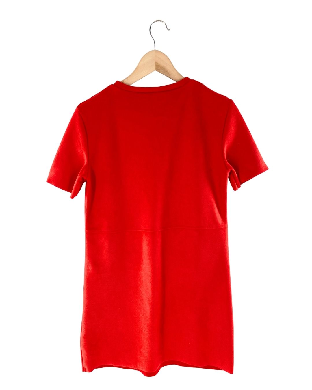 Vestido mini recto al corte