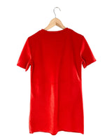 Vestido mini recto al corte