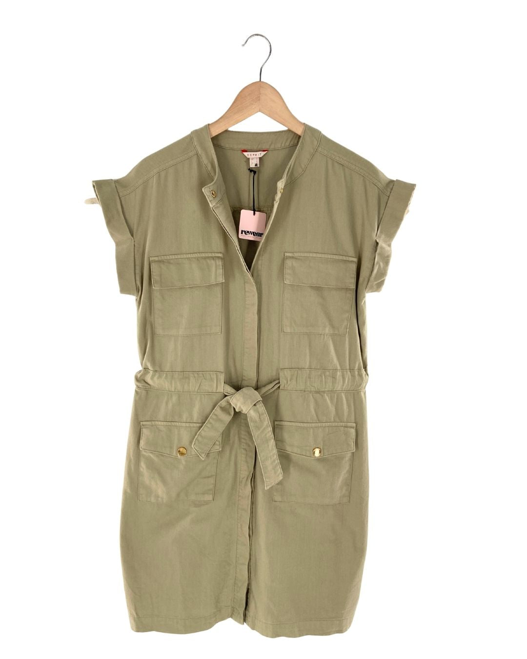 Vestido cargo anudado